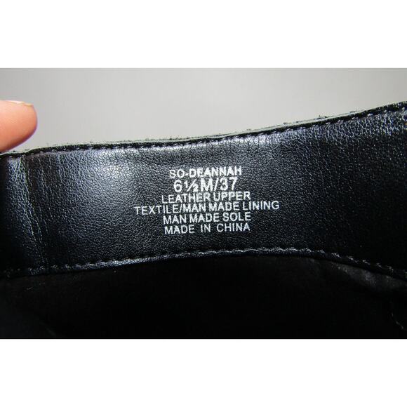 Sole Society Womens Size 6.5 M Black Suede Knee High Wedge Fashion Boots - Picture 10 of 11